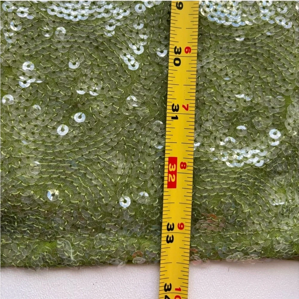 Alice + Olivia Green Sequin Mini Dress - Picture 6 of 10